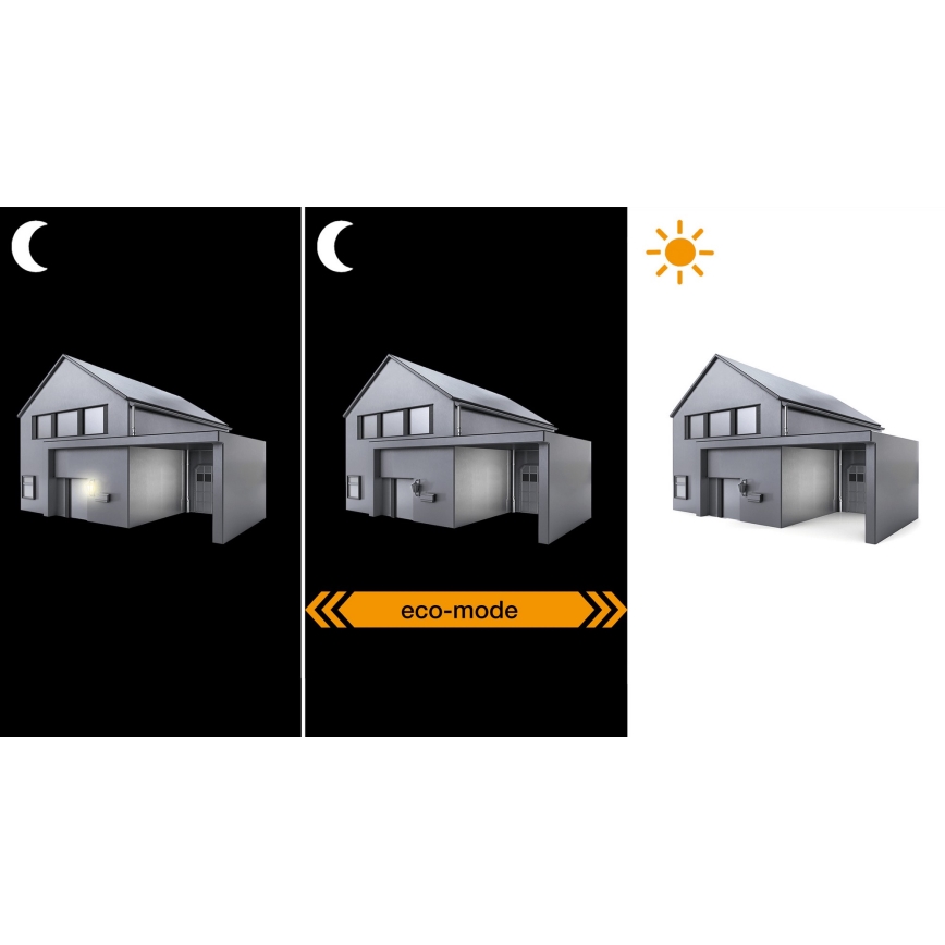 STEINEL 550615 - Interruptor crepuscular NightMatic 3000 Vario blanco IP54