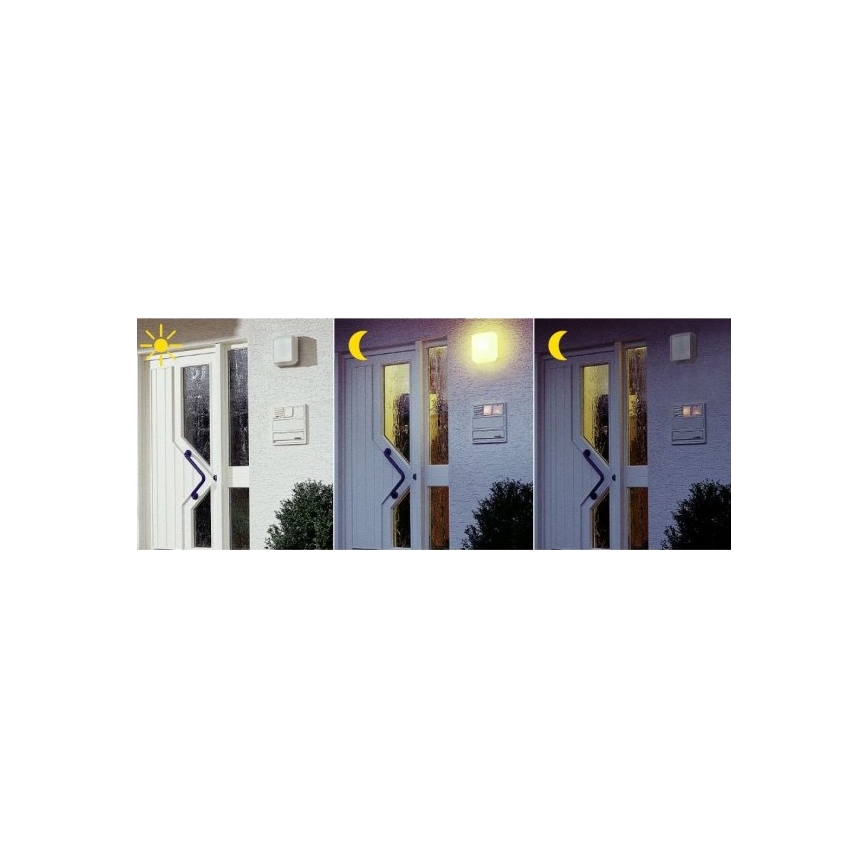 STEINEL 550615 - Interruptor crepuscular NightMatic 3000 Vario blanco IP54
