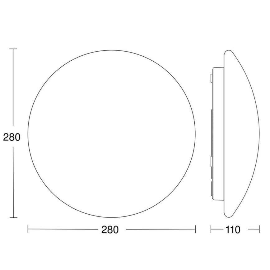 STEINEL 56032 - LED Iluminación exterior con sensor LED/9,5W/230V IP54