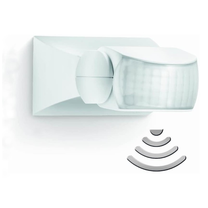 STEINEL 600310 - Sensor infrarrojo exterior IS-1 blanco IP54