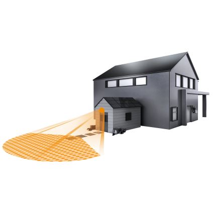STEINEL 600310 - Sensor infrarrojo exterior IS-1 blanco IP54