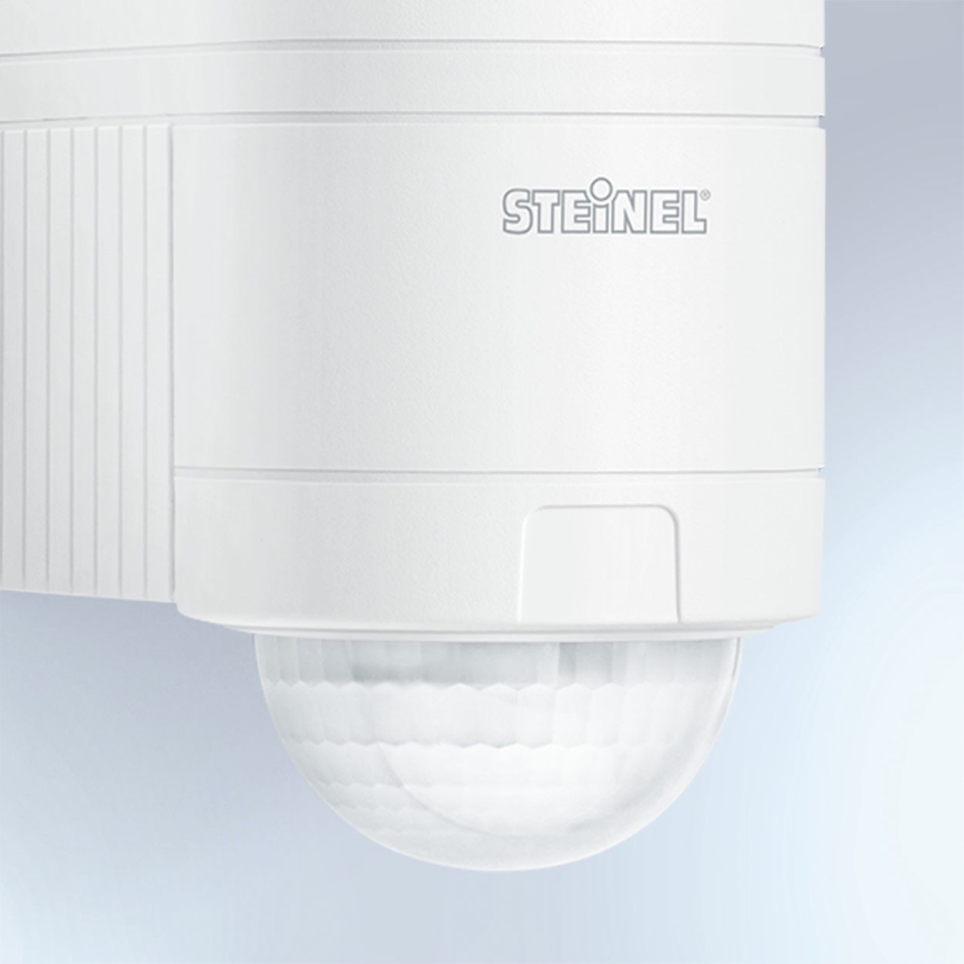STEINEL 602819 - Sensor de pared infrarrojos exterior IS240 blanco IP54