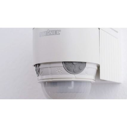 STEINEL 602819 - Sensor de pared infrarrojos exterior IS240 blanco IP54