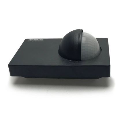 STEINEL 603113 - Sensor de movimiento exterior IS 180-2 negro IP54