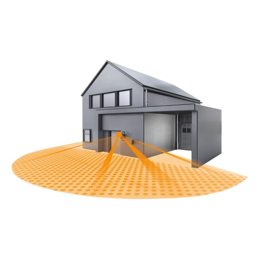 STEINEL 603212 - Sensor de movimiento exterior IS 180-2 blanco IP54