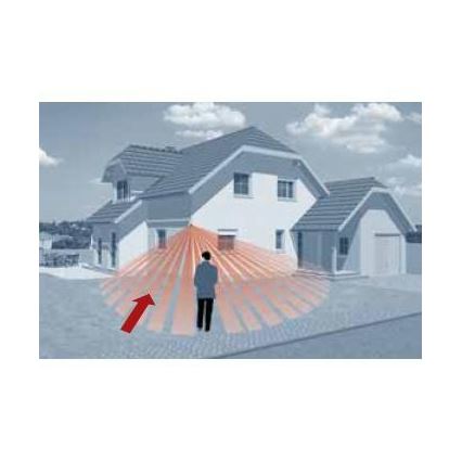 STEINEL 603717 - Sensor infrarrojo exterior IS 2180 2 negro IP54