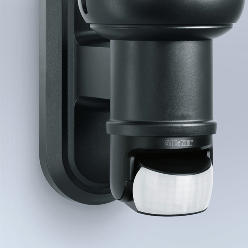 STEINEL 634216 - L 560 S Aplique con sensor exterior negro IP44