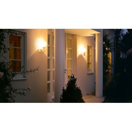 STEINEL 634216 - L 560 S Aplique con sensor exterior negro IP44