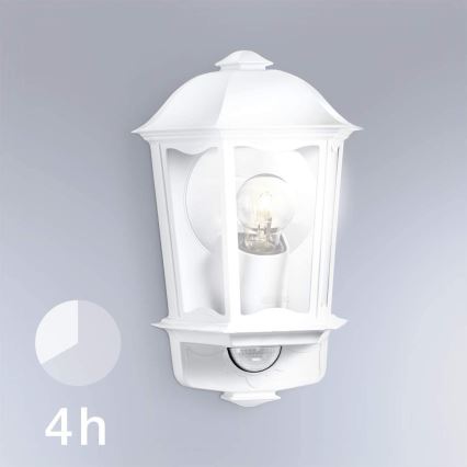 Steinel 644512 - Lámpara de pared de exterior con sensor L 190 S 1xE27/100W/230V IP44