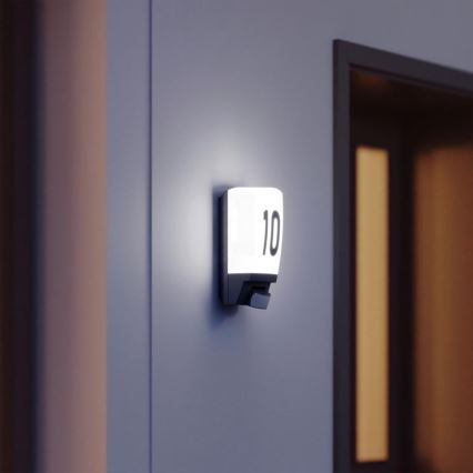 STEINEL 650513 - L1 Lámpara con sensor exterior blanco IP44