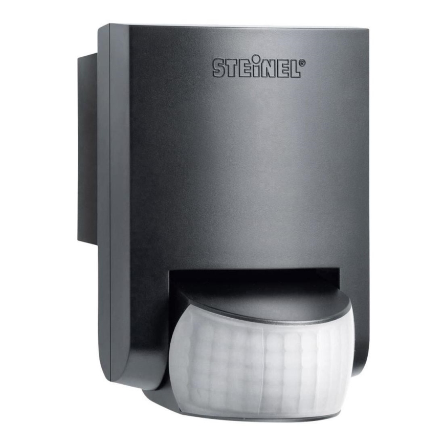 STEINEL 660215 - Detector de movimiento exterior IS 130-2 negro IP54