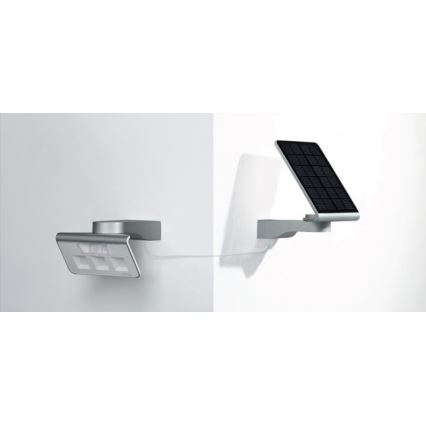 STEINEL 671006 - Proyector LED con sensor solar XSolar L-S 0,5W/LED blanco IP44 2500 mAh