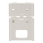 STEINEL 85148 - Esquina pared soporte IS ECO blanco