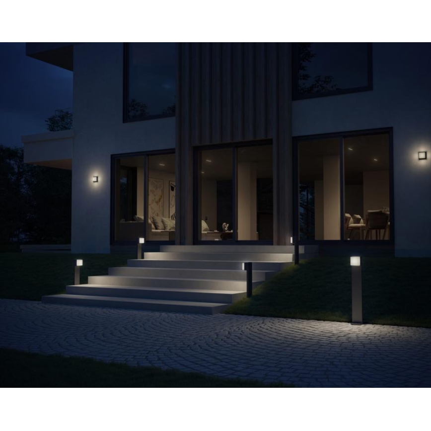 Steinel - Aplique LED regulable L 845 C LED/9W/230V 3000K IP44 antracita