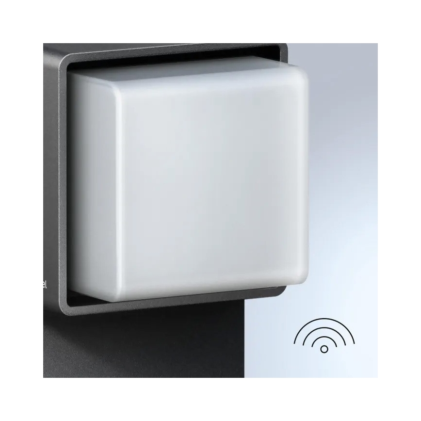 Steinel 078683 - Lámpara LED de exterior regulable con sensor GL 85 SC 900 LED/9W/230V IP44