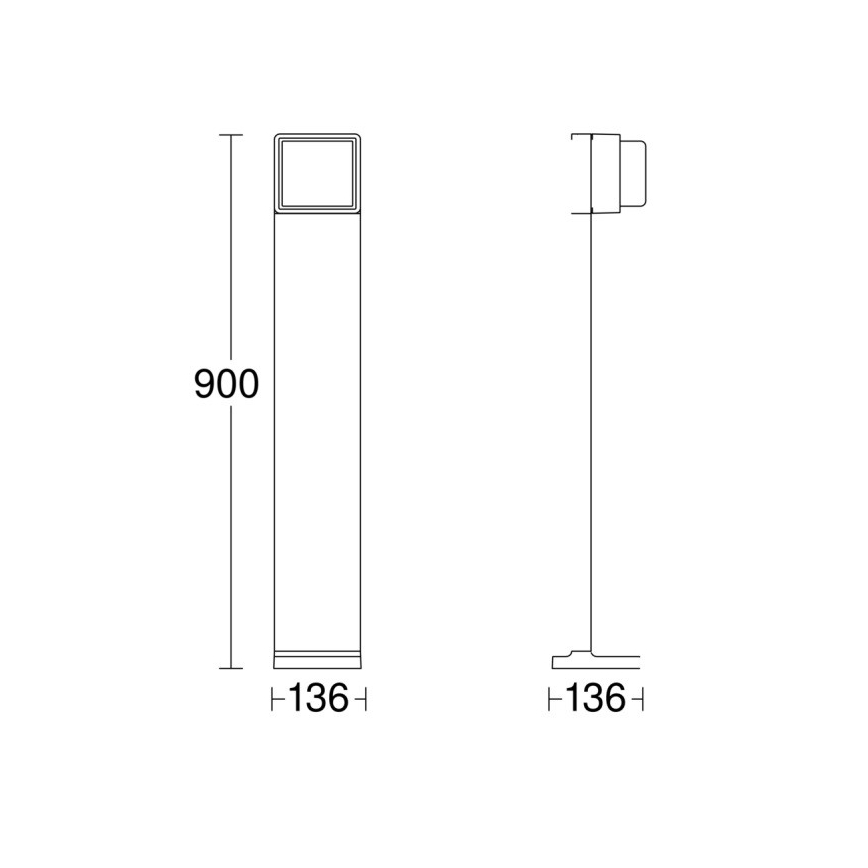 Steinel 078683 - Lámpara LED de exterior regulable con sensor GL 85 SC 900 LED/9W/230V IP44