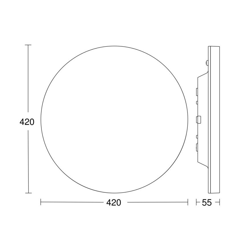 Steinel 067793 - Plafón LED regulable con sensor RS PRO R30 plus SC 23,7W/230V 3000K IP40
