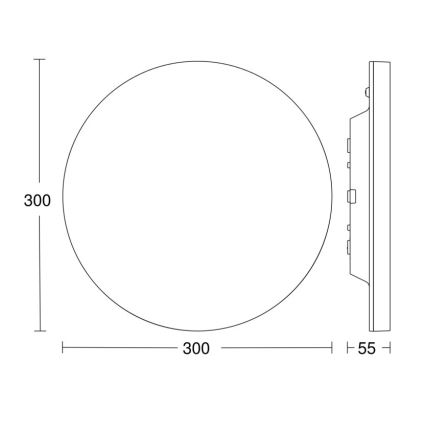 Steinel 067816 - Plafón LED regulable con sensor RS PRO R10 BASIC SC LED/8,5W/230V 3000K IP40