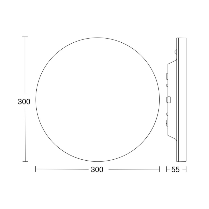 Steinel 067717 - Plafón LED regulable con sensor RS PRO R10 PLUS SC 8,5W/230V IP40 3000K
