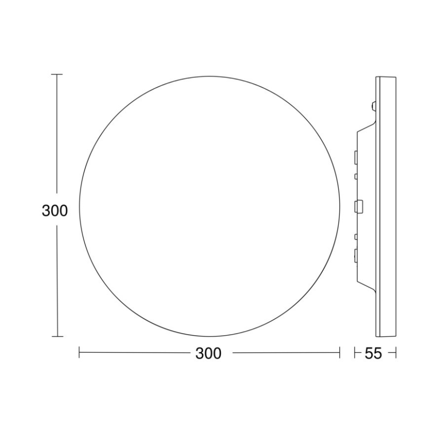 Steinel 067700 - Plafón LED regulable con sensor RS PRO R10 PLUS SC 8,5W/230V IP40 4000K