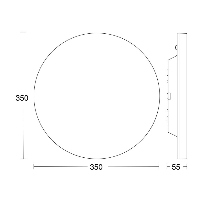 Steinel - Plafón LED regulable con sensor RSPROR20BASIC 15,3W/230V IP40 3000K
