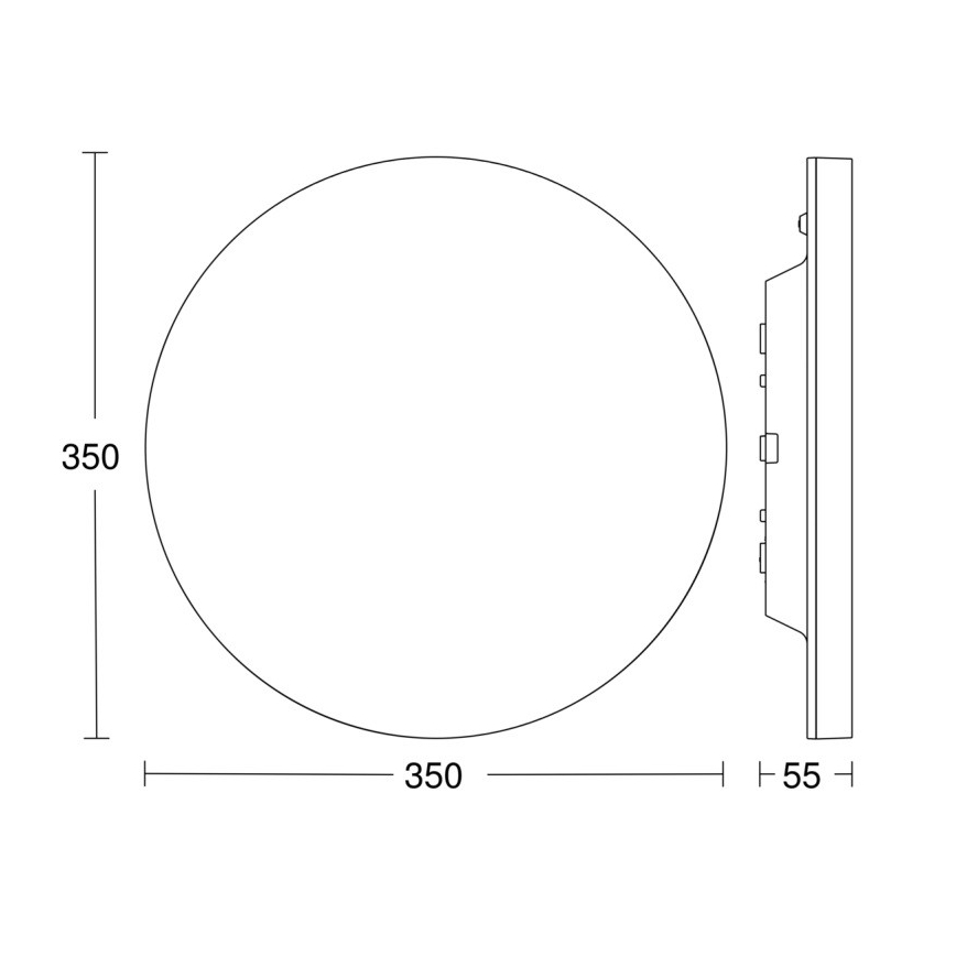 Steinel 067755 - Plafón LED Regulable con sensor RS PRO R20 PLUS 15.86W/230V IP40 3000K