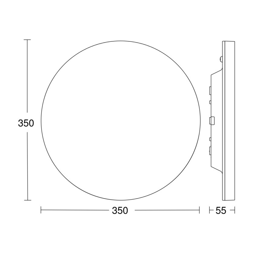 Steinel 067724 - Plafón LED regulable con sensor RS PRO R20 PLUS 15,86W/230V IP40 4000K