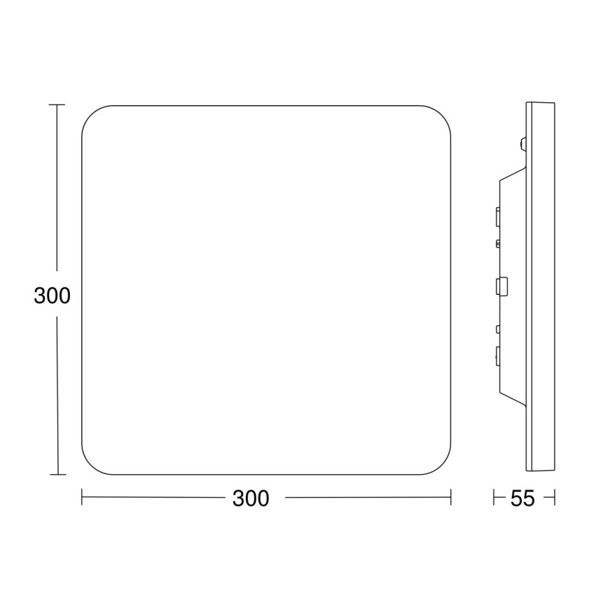 Steinel 067731- Plafón LED regulable con sensor RS PRO R20 PLUS 15,86W/230V IP40 4000K
