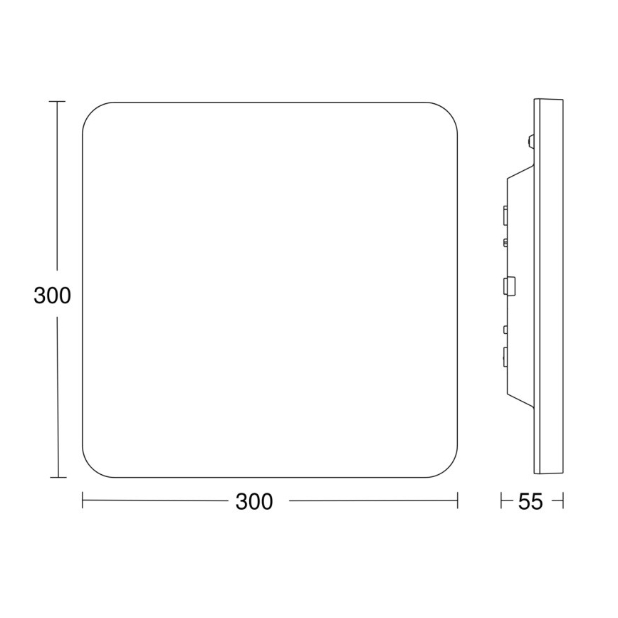 Steinel - Plafón LED regulable con sensor RSPROR20BASICQ 15,3W/230V IP40 3000K