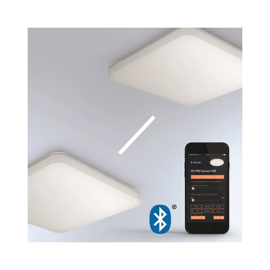 Steinel 067779 - Plafón LED regulable con sensor RS PRO R30 Q plus SC 23,9W/230V 4000K IP40