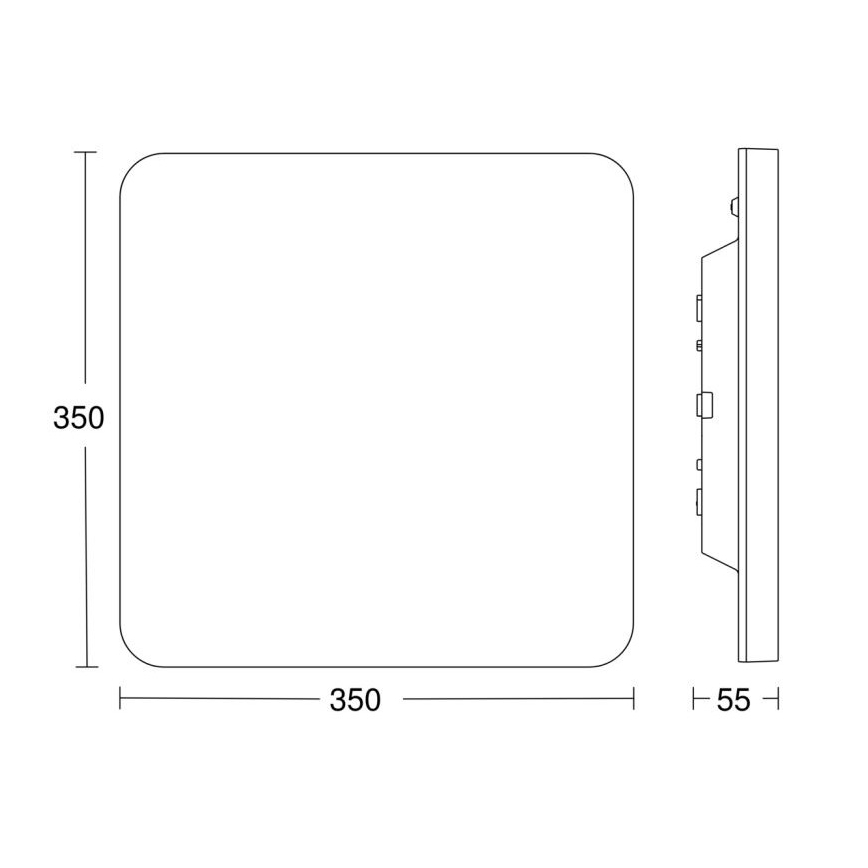 Steinel 067779 - Plafón LED regulable con sensor RS PRO R30 Q plus SC 23,9W/230V 4000K IP40
