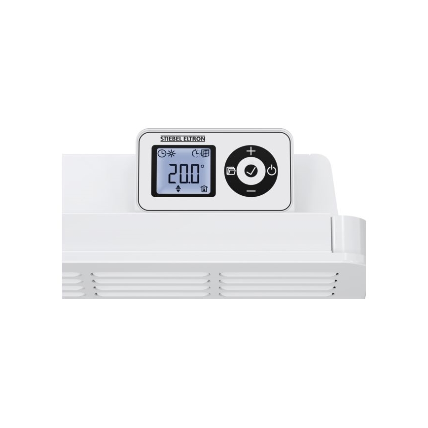 Stiebel Eltron - Convector de pared con pantalla LCD y termostato electrónico 2000W/230V IP24