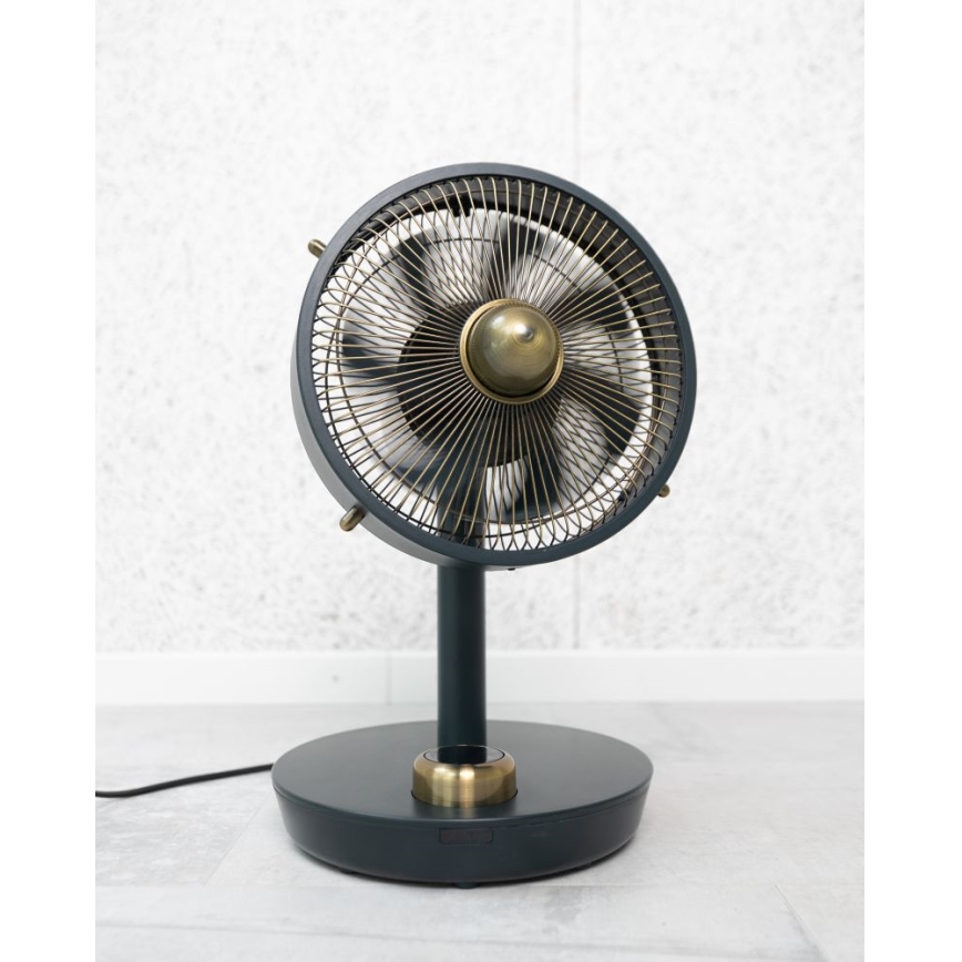 Stylies - Ventilador de mesa CEPHEUS 24W/230V negro