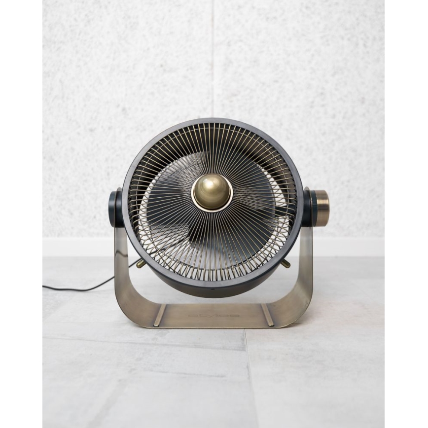 Stylies - Ventilador de pie CASTOR 40W/230V negro
