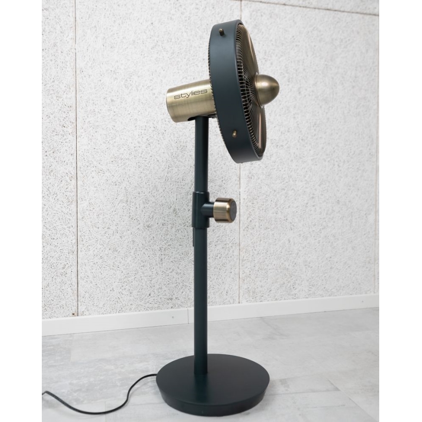 Stylies - Ventilador de pie URANUS 35W/230V 94 cm negro