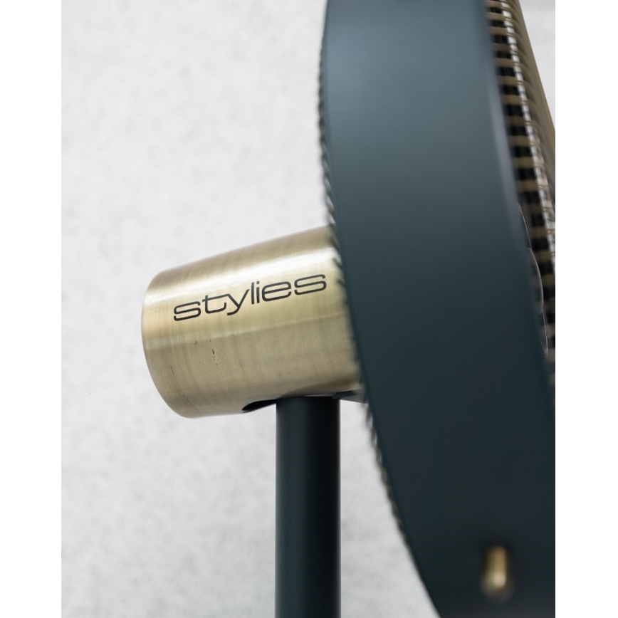 Stylies - Ventilador de pie URANUS 35W/230V 94 cm negro