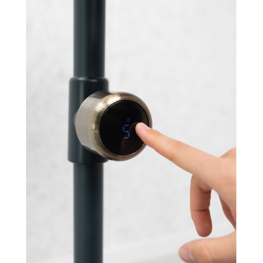 Stylies - Ventilador de pie URANUS 35W/230V 94 cm negro