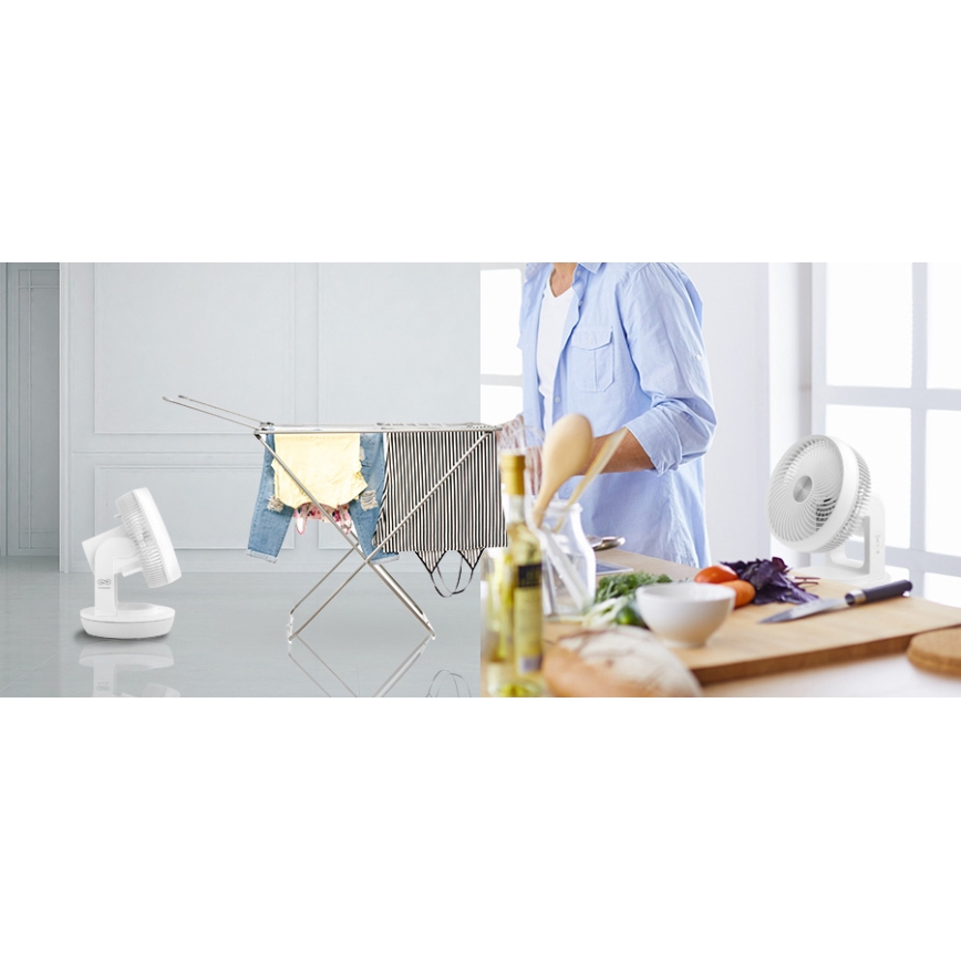 Stylies - Ventilador de sobremesa TARA 45W/230V blanco