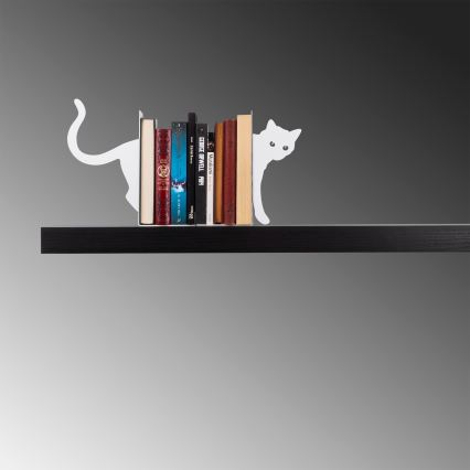 Sujeta-libros 22x35 cm blanco