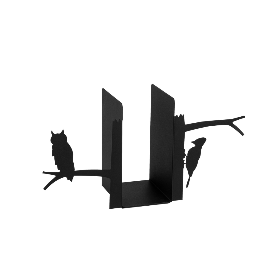 Sujeta-libros 22x44 cm negro