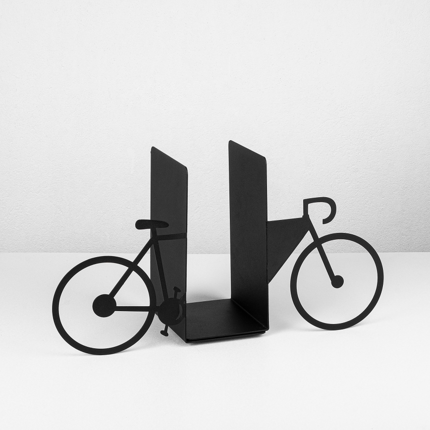 Sujeta-libros 23x44 cm negro