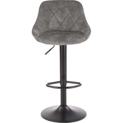 Taburete 106x47 cm gris/negro