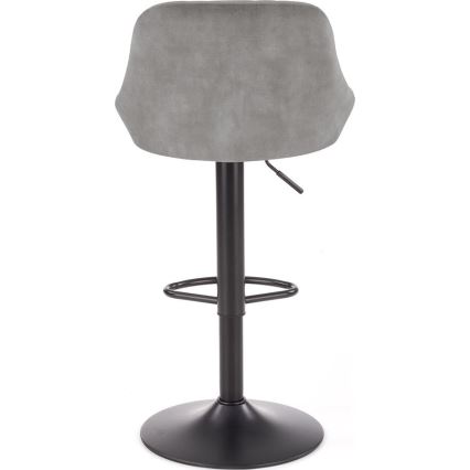 Taburete 106x47 cm gris/negro