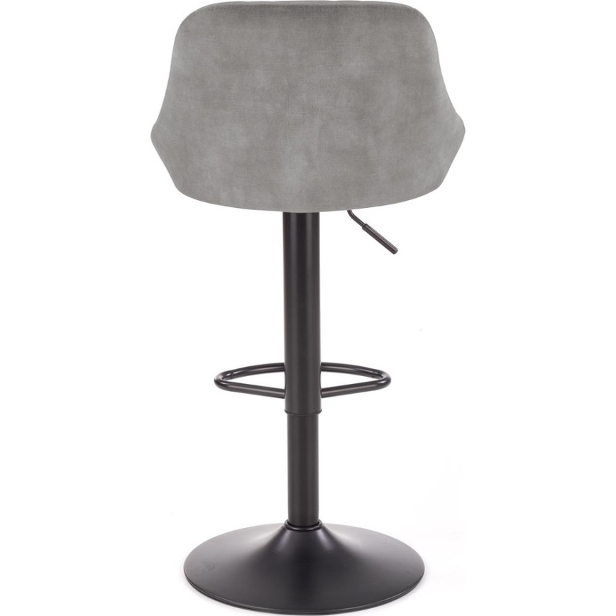 Taburete 106x47 cm gris/negro