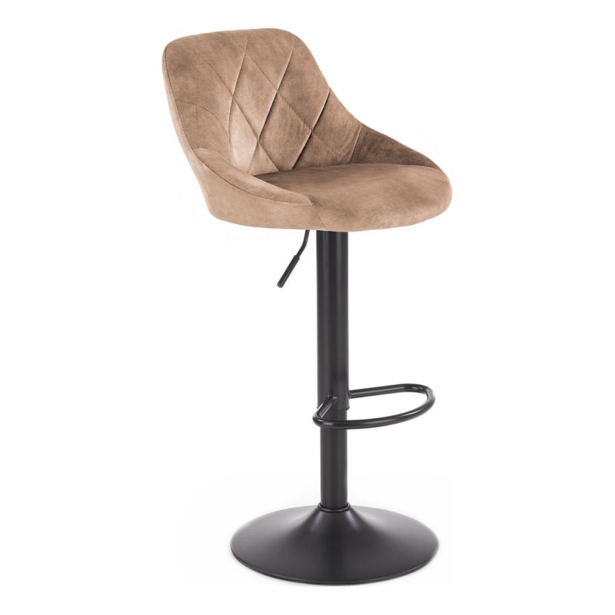 Taburete 106x47 cm negro/marrón