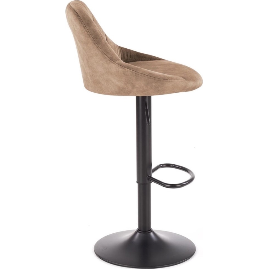 Taburete 106x47 cm negro/marrón