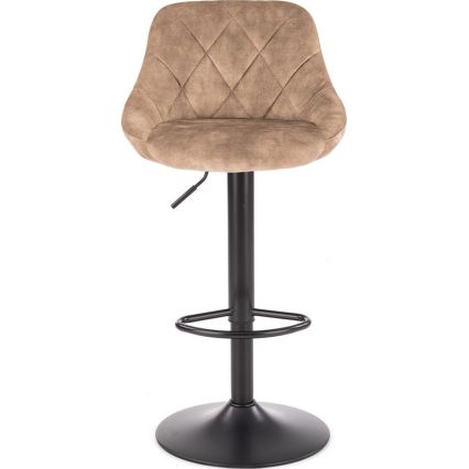 Taburete 106x47 cm negro/marrón
