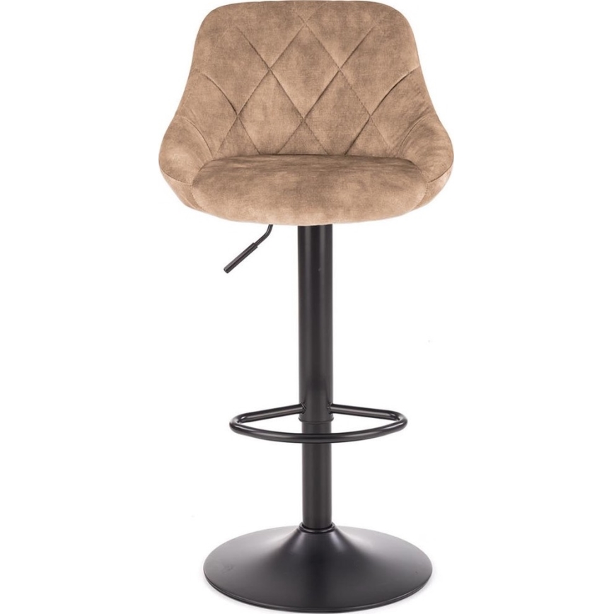 Taburete 106x47 cm negro/marrón