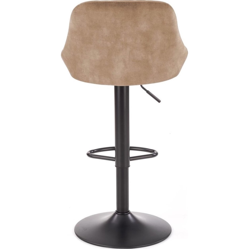 Taburete 106x47 cm negro/marrón