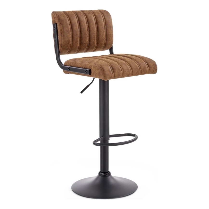 Taburete 109x46 cm negro/marrón